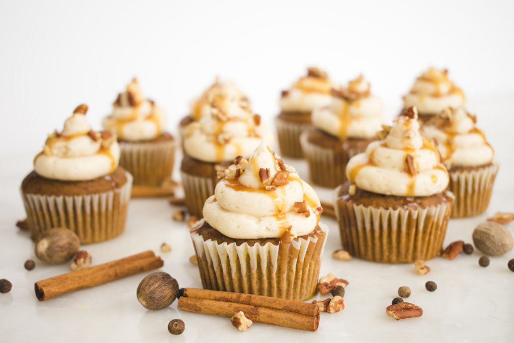 pumpkin spice cupcakes