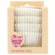 Baked With Love White Greaseproof Baking Cases - Pack Of 100