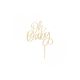 Make A Wish Birch Effect - Oh Baby Wooden Cupcake Topper