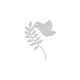 Make A Wish Silver Glitter - Dove & Olive Branch Acrylic Cupcake Topper