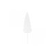 Make A Wish White - Unicorn Horn Acrylic Cupcake Topper