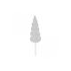 Make A Wish Silver Glitter - Unicorn Horn Acrylic Cupcake Topper