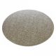 Silver Round Single Thick Cake Card - 12 Inch