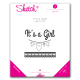 Francesca Speranza It's a Girl Sketch Stencil - Small