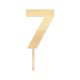Make A Wish Birch Effect - Birthday Number 7 Wooden Cake Topper
