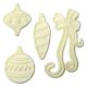 JEM Christmas Cutters - Christmas Baubles and Bow Set of 4
