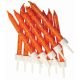Anniversary House Orange Glitter Candles x 12