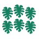 Anniversary House Tropical Leaf Sugar Toppers x 6
