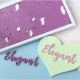 Sweet Stamp Elegant Letters Embossing Set of 2