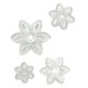 JEM Floral Cutters - Six Petal Daisy Set of 4