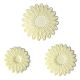 JEM Floral Cutters - Small Multi Petal Daisy Gerbera Set of 3