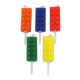 Anniversary House Building Block Candles x 5
