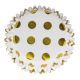 Foil-Lined Cupcake Cases Metallic Gold Polka Dots x 30