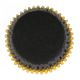 Foil-Lined Cupcake Cases Black with Gold Trim x 30