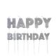 Anniversary House - Silver Happy Birthday Pick Candles