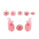 JEM Borders Cutters - Floral Scrolls & Trims Set of 8