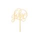 Make A Wish Wood Love Cake Topper