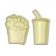 JEM Pop It - Fries & Drink Set of 2