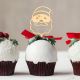 Make A Wish Birch Effect Santa Claus Cupcake Topper