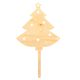 Make A Wish Birch Effect Christmas Tree Cake Topper