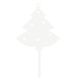 Make A Wish White Christmas Tree Cake Topper