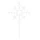Make A Wish White Snowflake Cake Topper