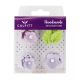 Lilac Flower & Leaf Edible Toppers (x16) – Culpitt