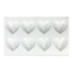 Choctastique Geo Heart Chocolate Mould - 8 Cavity