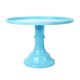 Blue 11.5 Inch Round Cake Stand