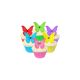 Pack of 12 Mixed Vivid Edible Butterfly Toppers