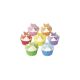 Pack of 42 Small Vivid Edible Butterfly Toppers