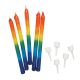 Rainbow Candles 69mm - Pack of 12