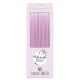 Make A Wish Tall Hot Pink Metallic Candles x 6