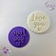 Sweet Treat Stamps Love You - Embossing Stamp