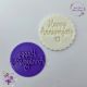 Sweet Treat Stamps Happy Anniversary - Embossing Stamp