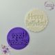 Sweet Treat Stamps Happy Birthday Style 2 - Embossing Stamp