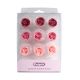Pink Ombre Sugar Roses 20mm - Pack of 12