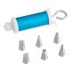 7-Piece Cake Decorating Syringe & Icing Nozzle Set