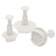 Multi-Carelian Leaf 3-Piece Plunger Icing Cutter & Veiner Set