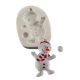 FPC Dancing Snowman Silicone Icing Mould