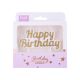 Happy Birthday Candle in Gold