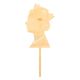 Make A Wish Birch Effect - Queen Elizabeth Cake Topper