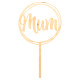 Make A Wish Birch Effect - Mum Cake Topper
