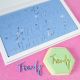 Sweet Stamp Mini Trendy Letter & Number Embossing Set