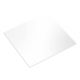 6 Inch - 5mm White Square Gloss Masonite Board by Simply Making