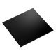 6 Inch - 5mm Black Square Gloss Masonite Board by Simply Making