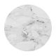 12 Inch - 5mm White Marble Round Masonite Board by Simply Making