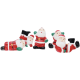 Tumbling Santa Cake Topper Picks – Pack of 5