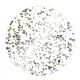 9 Inch - Gold & Black Glitter Round Display Cake Board by Simply Making