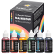 Rainbow Set Of 6 Oil Based Food Colouring by Sugarflair